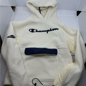 Champion Cream Fleece Hoodie